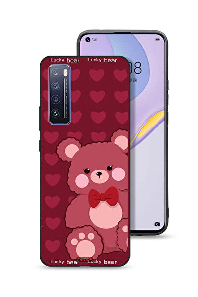 Tolwak غطاء حماية لهاتف هواوي نوفا 7 5G بطبعة الدب المحظوظ