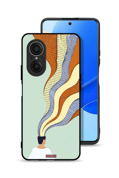 Tolwak غطاء حماية لهاتف هواوي نوفا 9 SE - تصميم فني مع رسومات داتا إن مايند