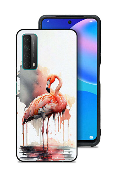 Tolwak غطاء حماية لهاتف هواوي بي سمارت (2021) برسومات ألوان مائية استوائية