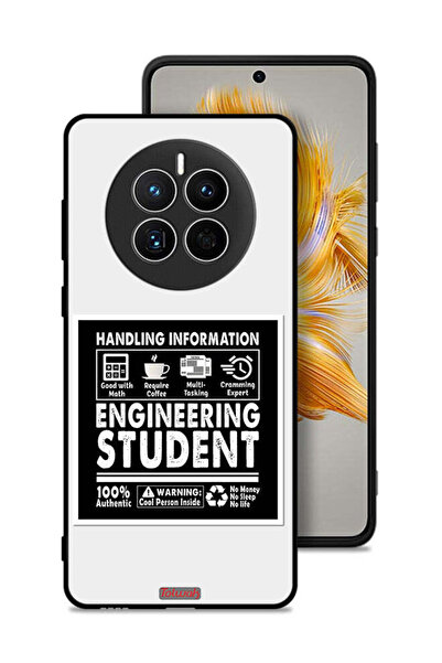 Tolwak غطاء حماية لهاتف هواوي ميت 50 - ملصق طالب هندسة