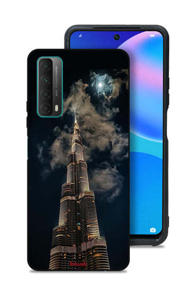 Tolwak غطاء حماية لهاتف هواوي بي سمارت (2021) برج خليفة في الليل