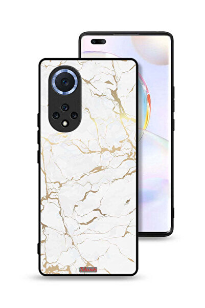 Tolwak غطاء حماية لهاتف Honor 50 Pro بنمط رخامي