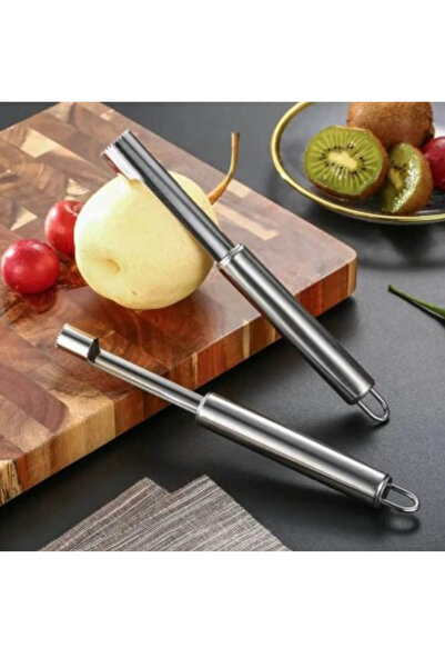 SİHİRLİ AYAKLAR Stainless Steel Fruit Seed Extraction Vegetable Carving Apparatus 20cm