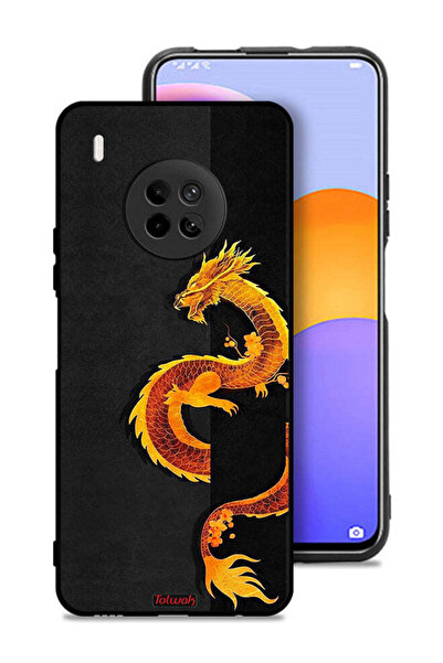Tolwak Huawei Y9a Protective Case Cover Dragon Art