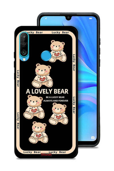 Tolwak غطاء حماية لهاتف هواوي نوفا 4e - دب جميل