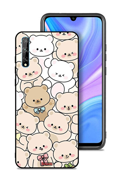 Tolwak غطاء حماية لهاتف هواوي Y8p بنقشة الدببة