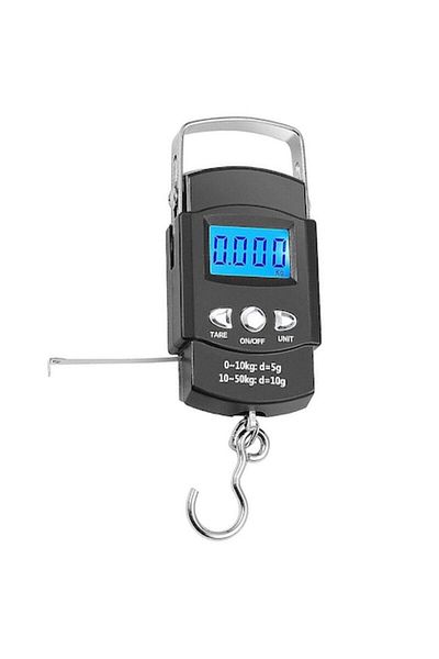 Vaxiuja Electronic Hand Scale, Vaxiuja, Portable, Maximum load 50KG/10G, Digital Screen, ABS, Black