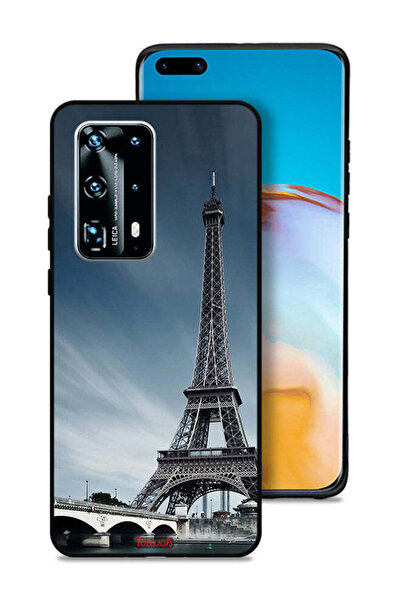 Tolwak غطاء حماية لهاتف هواوي بي 40 برو بلس 5G بتصميم برج إيفل