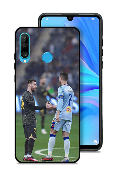 Tolwak غطاء حماية لهاتف هواوي نوفا 4e ميسي ورونالدو