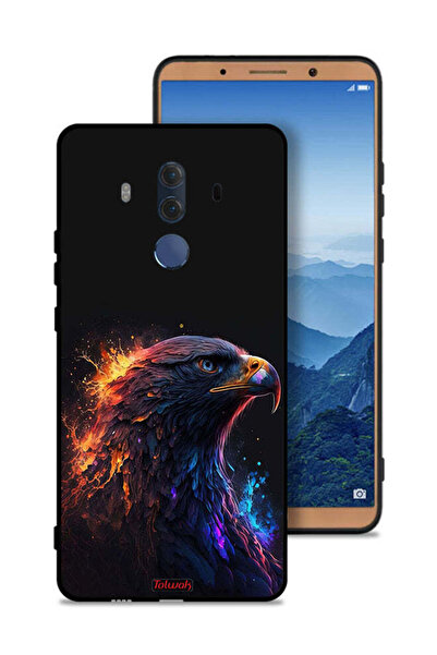 Tolwak غطاء حماية لهاتف هواوي ميت 10 برو بطبعة نسر