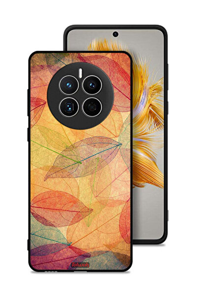 Tolwak غطاء حماية لهاتف هواوي ميت 50 بطبعة أوراق فنية رقمية تجريدية