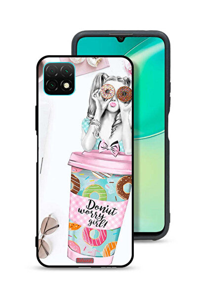 Tolwak غطاء حماية لهاتف هواوي نوفا Y60 - فتاة دونات ووري