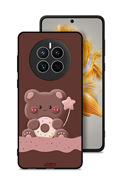 Tolwak غطاء حماية لهاتف هواوي ميت 50 بتصميم دب الدونات