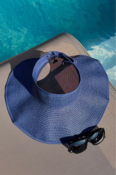 lurex moda Straw Hat