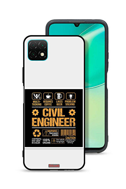 Tolwak غطاء حماية لهاتف هواوي نوفا Y60 - ملصق مهندس مدني