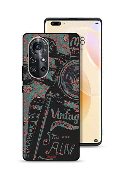 Tolwak Huawei nova 8 Pro Protective Case Cover Vintage Motorbike