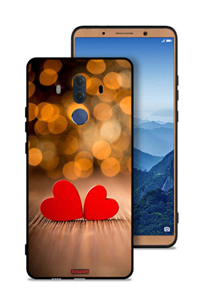 Tolwak غطاء حماية لهاتف هواوي ميت 10 برو بتصميم قلبين جميلين