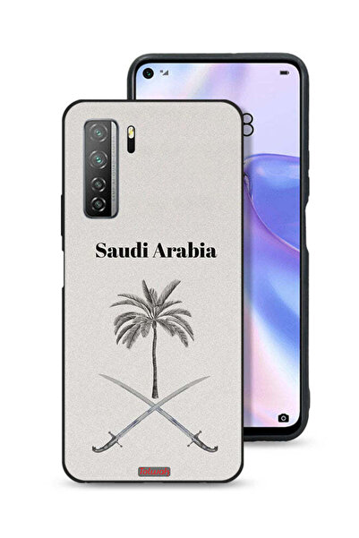 Tolwak غطاء حماية لهاتف هواوي بي 40 لايت 5G، لوحة فنية لعلامة المملكة العربية...