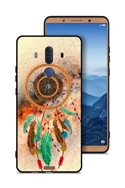 Tolwak غطاء حماية لهاتف هواوي ميت 10 برو بتصميم ماندالا وريش معلق