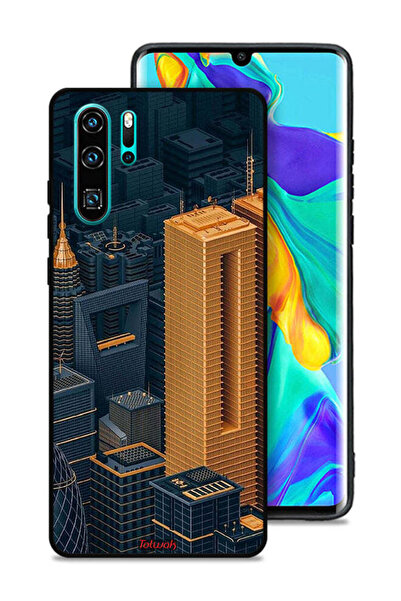 Tolwak غطاء حماية لهاتف هواوي بي 30 برو - مباني فنية