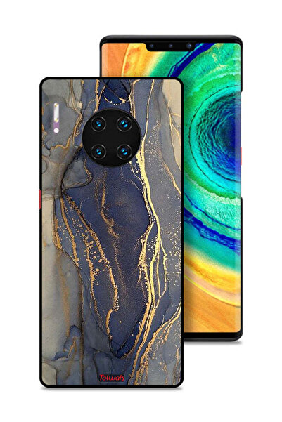 Tolwak غطاء حماية لهاتف هواوي ميت 30 برو بنمط رخامي لامع