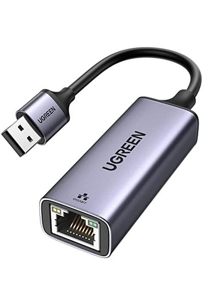 Ugreen محول إيثرنت USB 3.0 من الألومنيوم USB 3.0 إلى شبكة 1000 ميجابت في الثانية جيجابت RJ45 LAN محول الإنترنت
