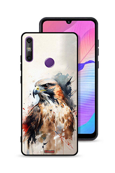 Tolwak غطاء حماية لهاتف هواوي إنجوي 20e بتصميم نسر تجريدي