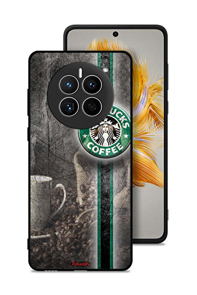 Tolwak غطاء حماية لهاتف هواوي ميت 50 بنقشة فن القهوة