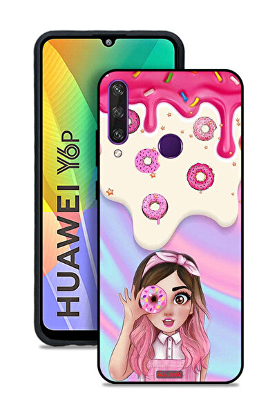 Tolwak غطاء حماية لهاتف هواوي Y6p يحمل صورة دونات