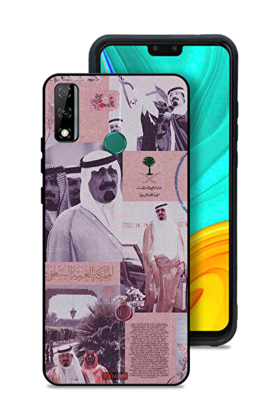 Tolwak غطاء حماية لهاتف هواوي Y8s، ملصق الملك عبدالله العتيق
