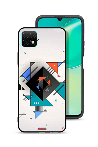 Tolwak غطاء حماية لهاتف هواوي نوفا Y60 بأشكال مربعة ومثلثة ونمط تجريدي