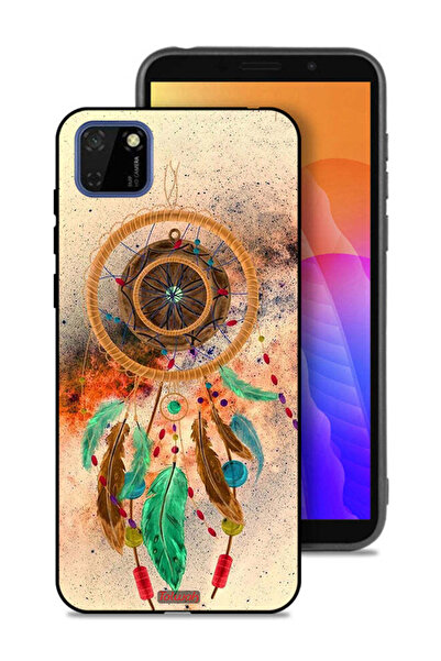 Tolwak غطاء حماية لهاتف هواوي Y5p بتصميم ماندالا ريش معلق