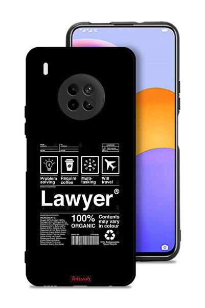 Tolwak Huawei Y9a Protective Case Cover Lawyer Sticker