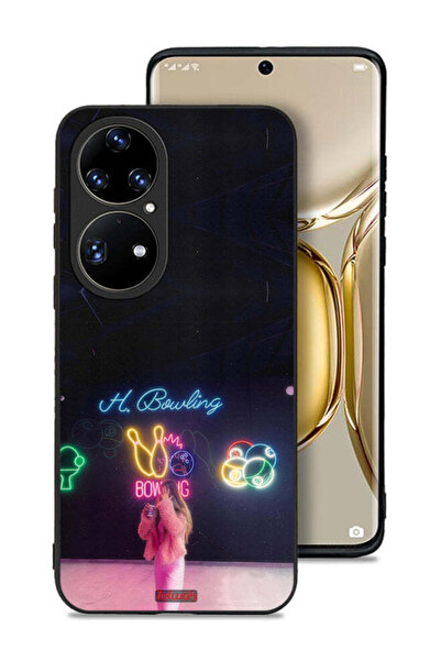 Tolwak Huawei P50 Pro Protective Case Cover Bowling Lover