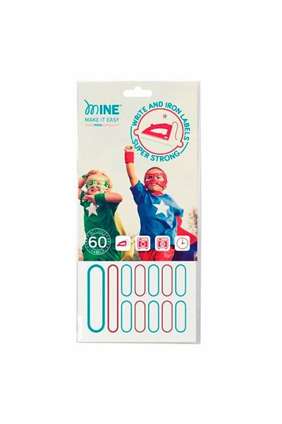 Mine Stamp - Write and Iron Labels (Pack of 60)