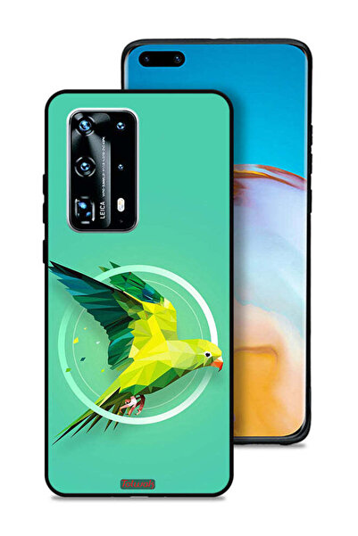 Tolwak غطاء حماية لهاتف هواوي P40 برو بلس 5G بتصميم ببغاء تجريدي