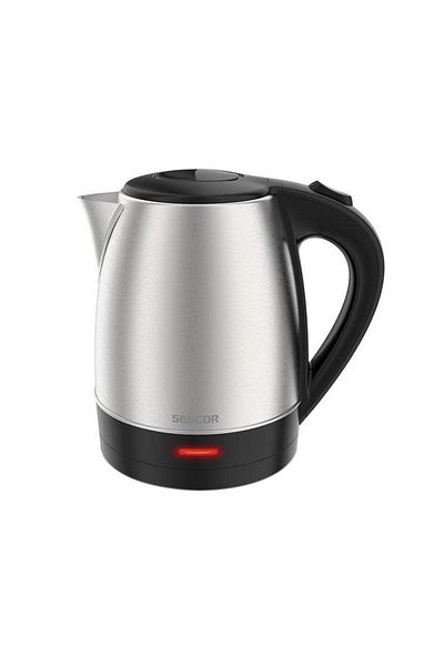 Sencor 1560W Stainless Steel Electric Kettle Silver and Black 1.7 Liter