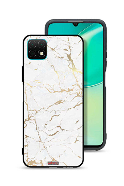 Tolwak غطاء حماية لهاتف هواوي نوفا Y60 بنمط رخامي