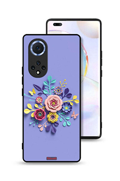 Tolwak غطاء حماية لهاتف Honor 50 Pro برسومات زهور
