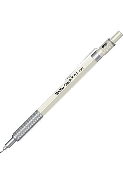 Mena Rise Sirinshop Office Graphx Mechanical Pencil White 0.7 mm 1108107