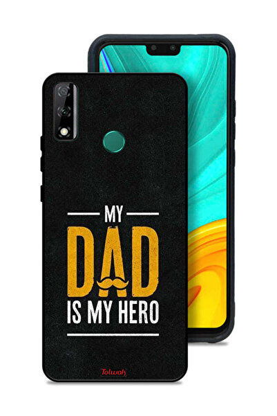 Tolwak غطاء حماية لهاتف هواوي Y8s "والدي هو بطلي"