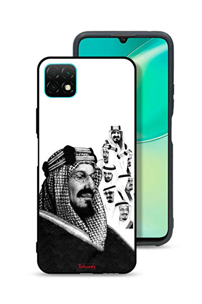Tolwak غطاء حماية لهاتف هواوي نوفا Y60، ملصق فني أبيض وأسود لملوك المملكة الع...
