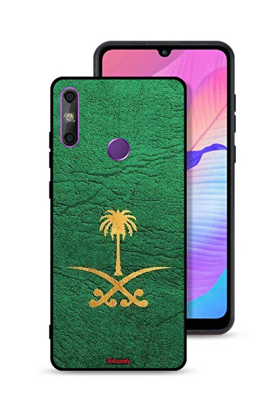 Tolwak غطاء حماية لهاتف هواوي إنجوي 20e - علامة المملكة العربية السعودية - جلد