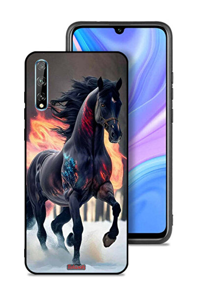 Tolwak غطاء حماية لهاتف هواوي بي سمارت إس بتصميم حصان عالي الوضوح