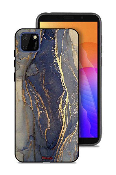 Tolwak غطاء حماية لهاتف هواوي Y5p بنمط رخامي لامع