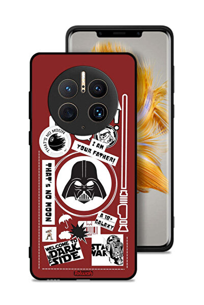 Tolwak غطاء حماية لهاتف هواوي ميت 50 برو - ملصق "مرحبًا بكم في الجانب المظلم"