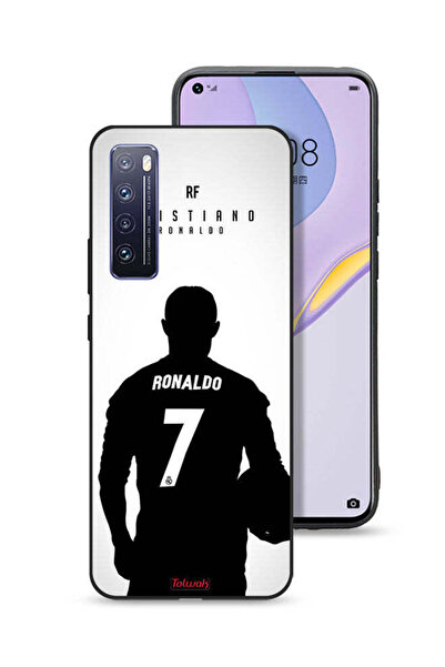 Tolwak غطاء حماية لهاتف هواوي نوفا 7 5G بقناع كريستيانو رونالدو