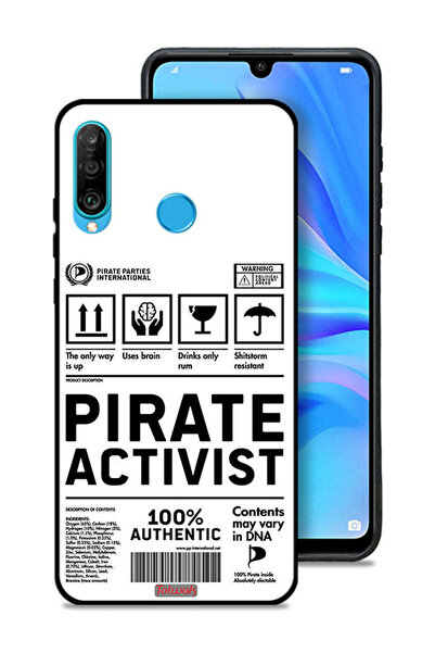 Tolwak غطاء حماية لهاتف هواوي نوفا 4e - ملصق ناشط خاص