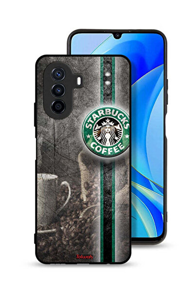 Tolwak غطاء حماية لهاتف هواوي نوفا Y70 بطبعة فن القهوة