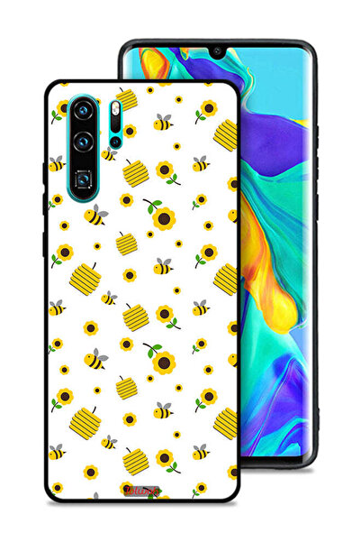 Tolwak غطاء حماية لهاتف هواوي بي 30 برو بنقشة عباد الشمس والنحل